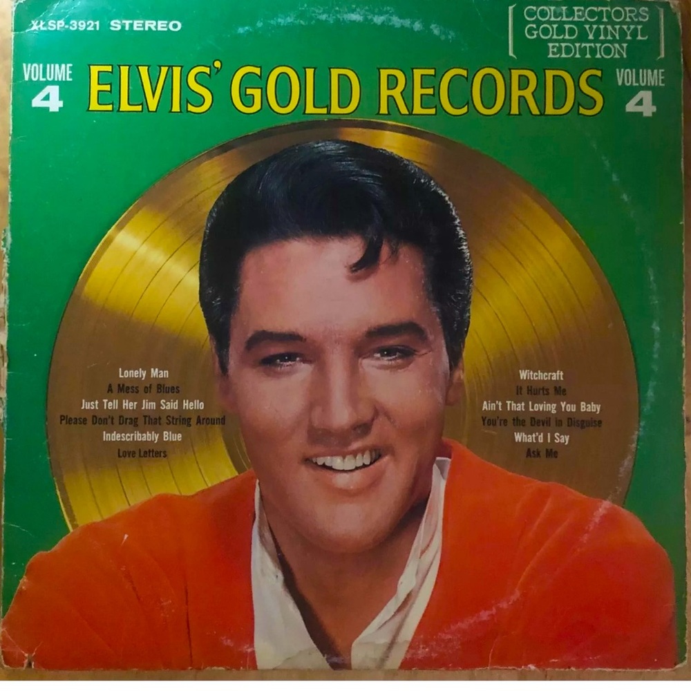 Elvis Presley Elvis' Gold Records Volume 4 RCA ‎Vinyl LP Import VG Collector Ed